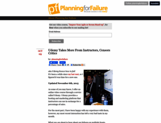 planningforfailure.com screenshot