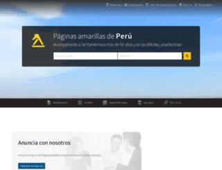 planos.paginasamarillas.com.pe screenshot