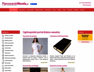 planowaniewesela.pl screenshot