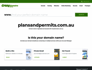 plansandpermits.com.au screenshot