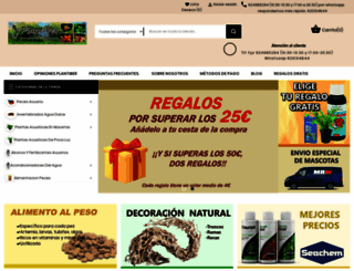 plantasdeacuarios.com screenshot