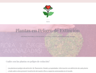 plantasenpeligrodeextincion.com screenshot