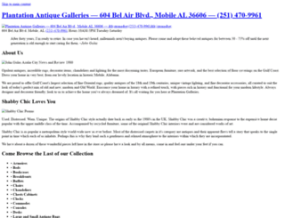 plantationgalleries.com screenshot