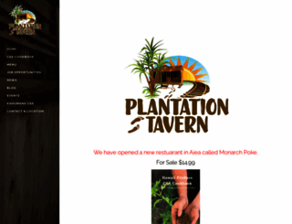 plantationtavern.com screenshot