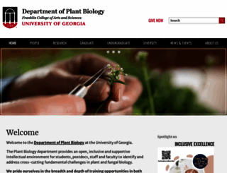 plantbio.uga.edu screenshot