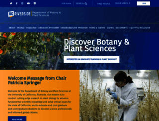 plantbiology.ucr.edu screenshot
