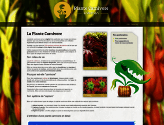 plantecarnivore.fr screenshot