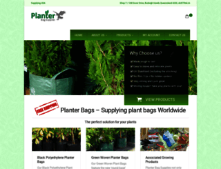 planterbagsupplies.com screenshot
