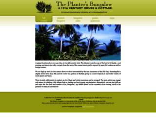 plantersbungalow.com screenshot