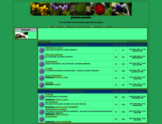 plantes-passion.forumactif.fr screenshot