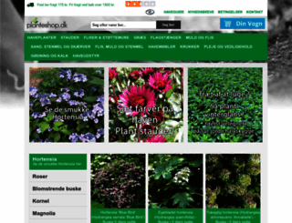 planteshop.dk screenshot