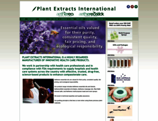 plantextractsinc.com screenshot