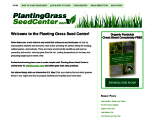 plantinggrassseedcenter.com screenshot