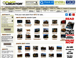 plantlocator.co.uk screenshot