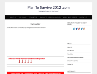 plantosurvive2012.com screenshot
