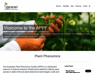 plantphenomics.org.au screenshot