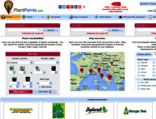 plantpoints.com screenshot