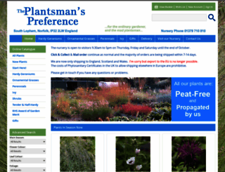plantpref.co.uk screenshot