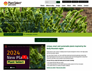plantselect.org screenshot