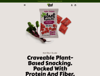 plantsnacks.com screenshot