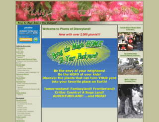 plantsofdisneyland.com screenshot