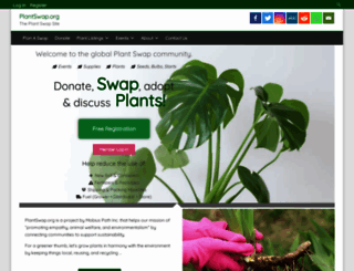 plantswap.org screenshot