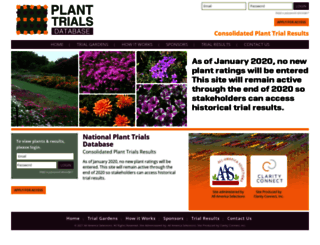 planttrials.org screenshot