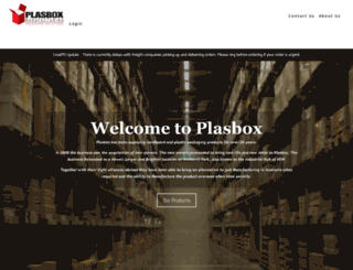 plasbox.com.au screenshot