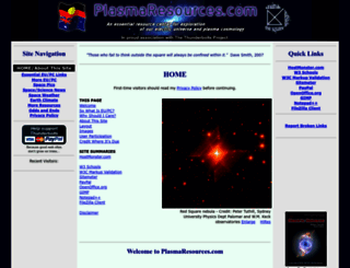 plasmaresources.com screenshot