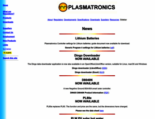 plasmatronics.com.au screenshot