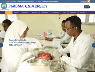 plasmauniversity.net screenshot