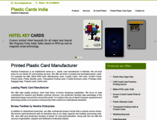 plastic-cards.in screenshot