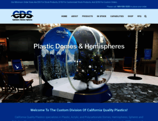 plastic-domes-spheres.com screenshot