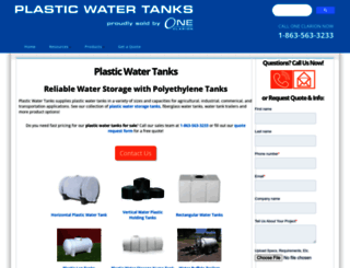 plastic-watertanks.com screenshot