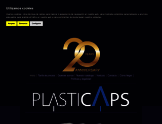 plasticaps.com screenshot