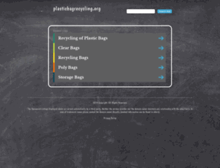 plasticbagrecycling.org screenshot