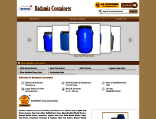 plasticblowcontainers.com screenshot