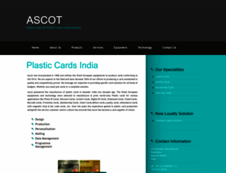 plasticcards-india.com screenshot