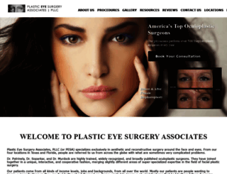 plasticeyesurgery.com screenshot