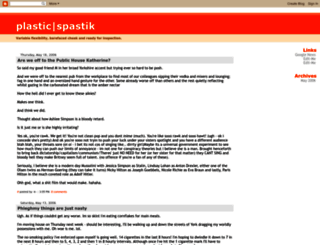 plastick-spastik.blogspot.fr screenshot