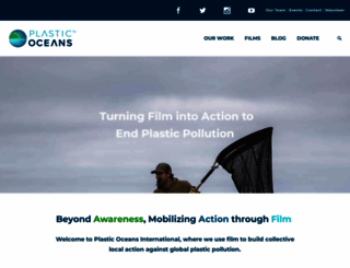 plasticoceans.org screenshot