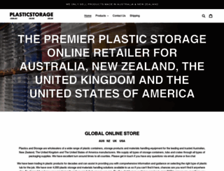 plasticsandstorage.com.au screenshot