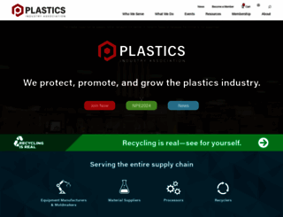 plasticsindustry.org screenshot