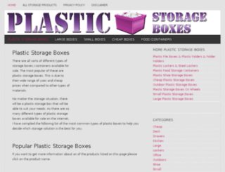 plasticstorageboxesonline.net screenshot