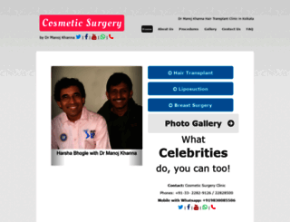 plasticsurgery-india.com screenshot