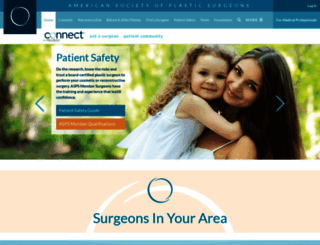 plasticsurgery.org screenshot