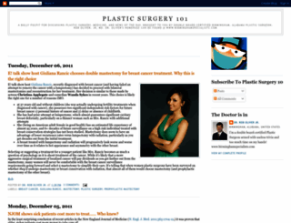 plasticsurgery101.blogspot.com screenshot