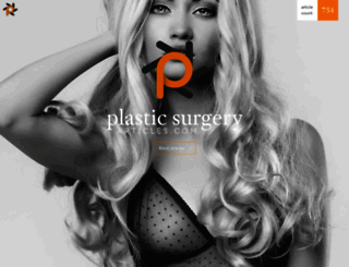 plasticsurgeryarticles.com screenshot