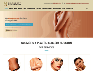 plasticsurgeryhouston.com screenshot