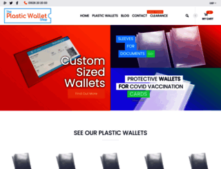 plasticwalletshop.co.uk screenshot